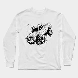 Monster truck pickup style Long Sleeve T-Shirt